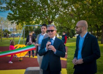 Olbia: inaugurato il parchetto in piazza Elena di Gallura