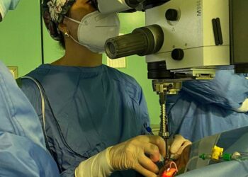 Aou Sassari: un impianto tissutale per chiudere un foro maculare