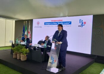 Il presidente della Regione ha inaugurato il nuovo Campus universitario intitolato a Emilio Lussu