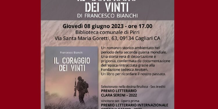 A Pirri la presentazione de “Il coraggio dei vinti” di Francesco Bianchi