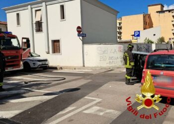Olbia: incidente stradale tra via Anglona e via Ogliastra 