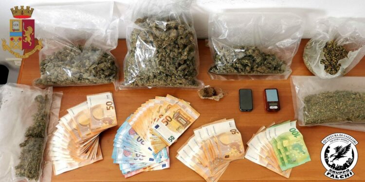 La Polizia di Stato ha arrestato in flagranza di reato un 20enne incensurato per detenzione ai fini di spaccio di sostanza stupefacente