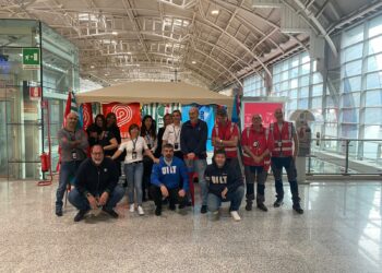 Oggi è stata intrapresa la prima azione di sciopero da parte dei lavoratori del settore degli handler negli aeroporti