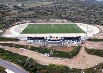 Parco urbano di Sennori, procedono i lavori di completamento dello stadio e del maneggio