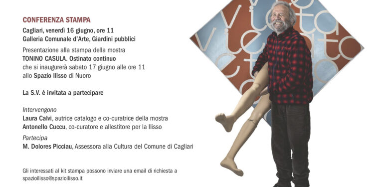 Nuovo appuntamento espositivo a Spazio Ilisso: sabato 17 giugno, alle ore 11.00, si inaugura la prima importante retrospettiva su Tonino Casula