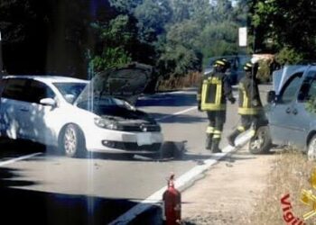 Due incidenti stradali ad Arzachena, intervengono i vigili del fuoco