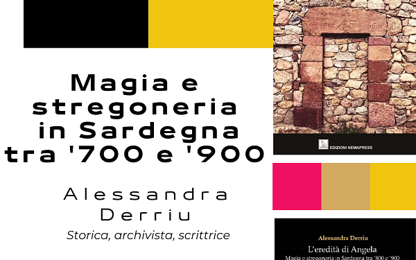 Martedì 4 luglio la biblioteca comunale di Sassari ospiterà un appuntamento per parlare di magia e stregoneria in Sardegna tra ‘700 e ‘900 con Alessandra Derriu
