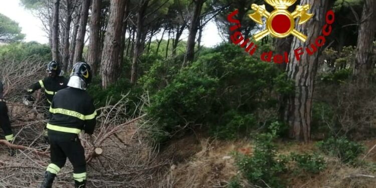 Maltempo nel Sassarese, intervengono i vigili del fuoco