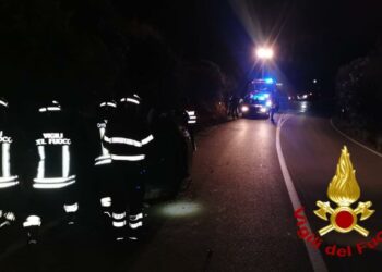 Porto Cervo: incidente stradale in via della Marina, sul posto i vigili del fuoco