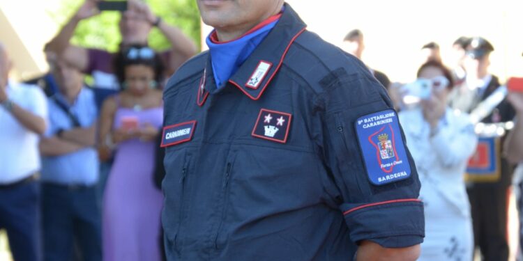 Il tenente colonnello Alfonso Musumeci è il nuovo comandante del 9° battaglione carabinieri Sardegna