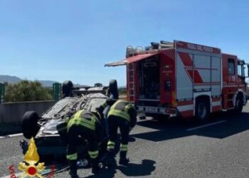 Olbia: incidente stradale tra due auto, una persona in ospedale