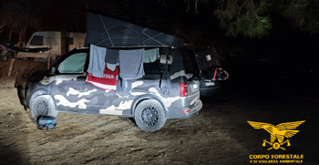 Campeggi abusivi: controlli del Corpo forestale a Tertenia