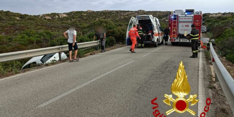 La Maddalena: incidente stradale sulla panoramica 91, soccorso un ragazzo