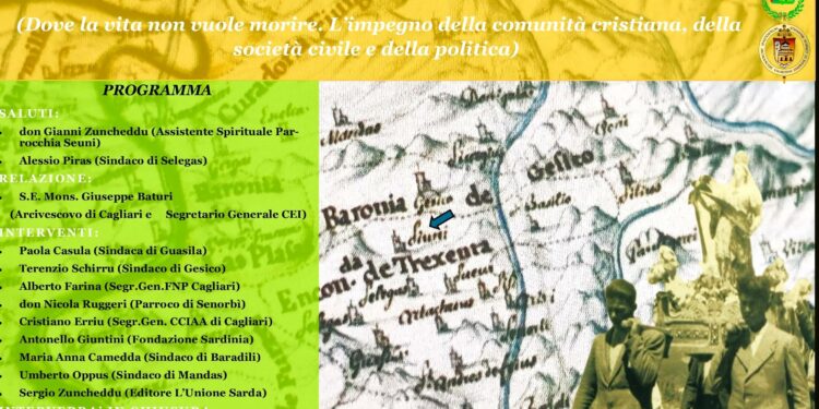 Sabato 30 settembre la parrocchia di Santa Vittoria, a Seuni, ospiterà un convegno sulle aree interne dell’Isola