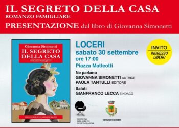 A Loceri il libro “Il segreto della casa” di Giovanna Simonetti
