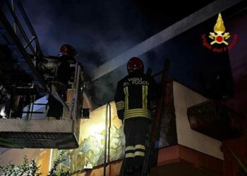 Flumini di Quartu: incendio all’interno di un’abitazione, intervengono i vigili del fuoco