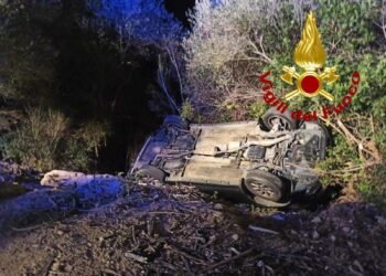 Arzachena: incidente stradale a Santa Teresina, sul posto i vigili del fuoco