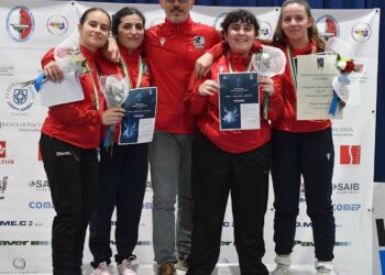 Il CUS Cagliari premiato con lo Scudo d’Onore d’Oro della Federazione Italiana Scherma