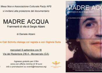 Mercoledì 6 settembre, la Cooperativa di Comunità Mesa Noa e l’Associazione Culturale Paùly Aps ricordano Sergio Atzeni nell’anniversario della sua scomparsa