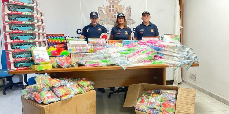 Sassari: la Polizia locale sequestra 3mila 800 giochi non a norma