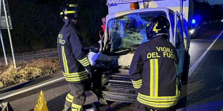 Chiaramonti: veicolo per rifiuti si scontra con una mucca, il conducente finisce in ospedale