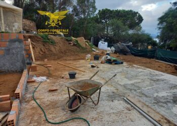 Personale della Stazione forestale di Tortolì ha posto sotto sequestro penale un cantiere edile in cui era in corso la realizzazione di un edificio residenziale privato, completamente abusivo