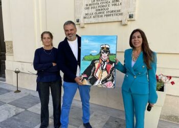Cagliari: l’artista Bob Marongiu dona un’opera iconica al Comune