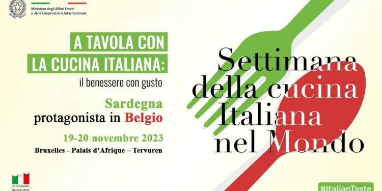 Le eccellenze enogastronomiche della Sardegna saranno a Bruxelles il 19 e 20 novembre, nel prestigioso e storico Palais d’Afrique Paleizenlaan – Tervuren