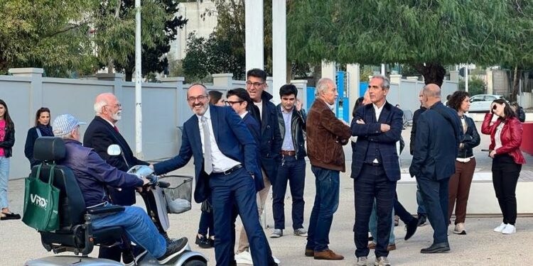 Pirri: inaugurata la nuova Piazza delle Aquile