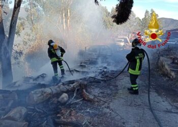 Incendi a Jerzu e Osini