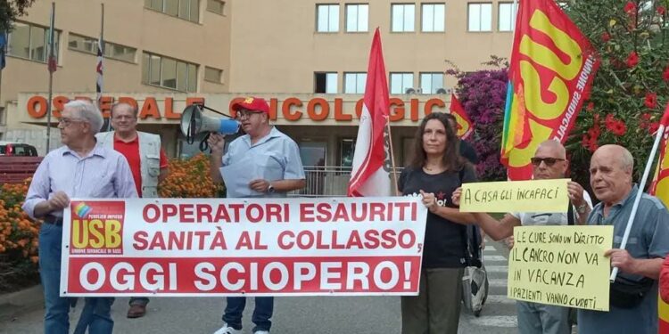 L’USB Sanità il 5 dicembre, dalle ore 10.00, porterà la rabbia di operatori e pazienti sotto il palazzo del Consiglio regionale.