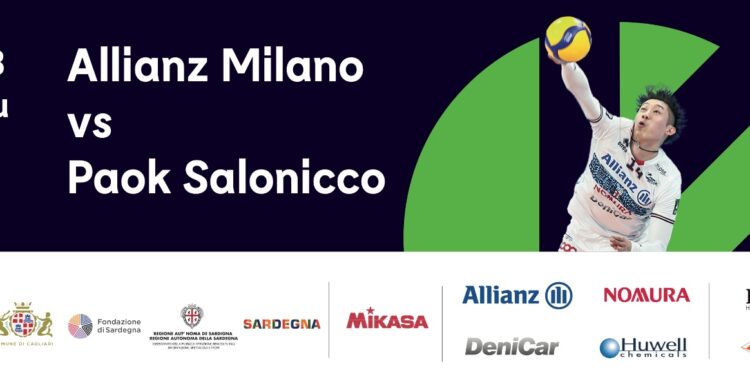 Milano a Cagliari per la Coppa CEV di volley, al PalaPirastu, il 13 dicembre, alle 19.00