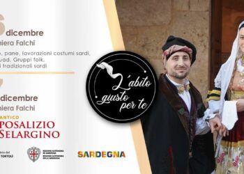 “L’abito giusto per te”: a Tortolì sfila la tradizione sabato 16 dicembre. Domenica 17 si rivive il rito dell’Antico Sposalizio Selargino