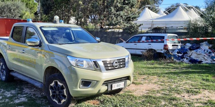 Il Corpo forestale ha sottoposto a sequestro un’area di proprietà della Regione Sardegna alla Sella del Diavolo, occupata abusivamente da una persona che è stata denunciata