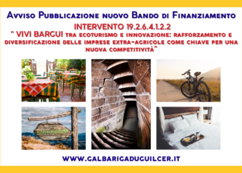 Gal Barigadu Guilcer: al via la seconda edizione del bando “Vivi Bargui”