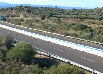 Posada e Budoni: alle fasi finali i lavori per le nuove barriere sulla 131 “Dcn”