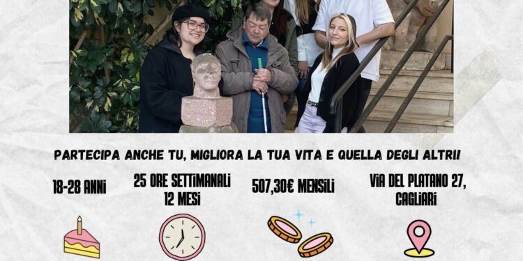 L’Unione italiana dei ciechi e degli Ipovedenti di Cagliari ha aperto il bando per la selezione di otto volontari per il Servizio Civile Universale