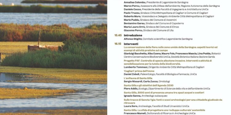 Venerdì 2 febbraio, a Cagliari, si terrà il convegno “La Laguna di Santa Gilla, paesaggi mobili tra terra e mare”