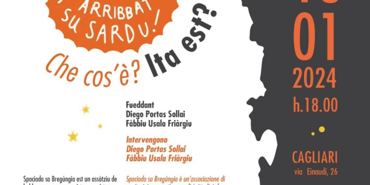 Sabato 13 gennaio l’associazione Oscar Romero e Spaciada sa Bregùngia, a Cagliari, presenterà l’evento divulgativo “Spaciada sa Bregùngia, ita est?”