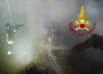 Pattada: a fuoco due mini escavatori