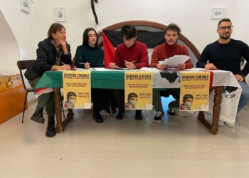 Gli studenti per la Palestina e l’Assemblea cittadina per la Palestina hanno presentato oggi il programma dello sciopero generale del 23  febbraio, a Sassari