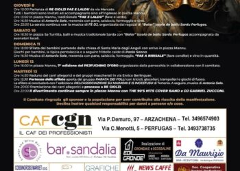 Perfugas: il programma del “Carrasciale Pejfughesu”