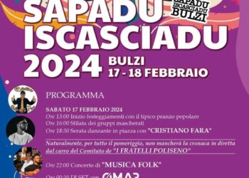 Bulzi: è tutto pronto per “Sapadu Iscasciadu”