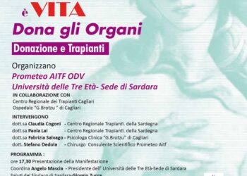 A Sardara venerdì 1° marzo si parlerà di donazioni e trapianti di organi