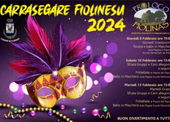 Il programma del “Carrasegare Fiolinesu” 2024