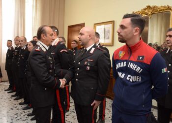 Il generale di Corpo d’Armata Salvatore Luongo ha fatto visita al Comando Legione carabinieri “Sardegna”