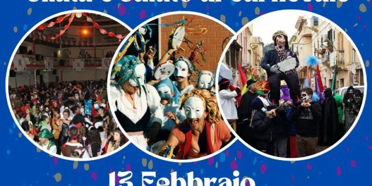 Carloforte: a causa delle condizioni meteo avverse, la prevista sfilata di domenica 11 febbraio è stata posticipata a martedì grasso 13 febbraio