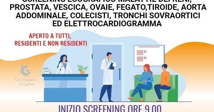 Sabato 6 aprile, a Cheremule, si terrà uno screening ecografico per varie malattie