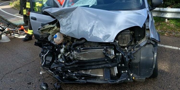 Perfugas: incidente stradale sulla statale 127, ferita una persona
