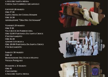 Cheremule: il programma della Settimana Santa